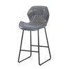 BENCMATE Counter and Bar Stoos, Modern Counter Stool with  Ergonomic Backrest, Tall Stools for Kitchens, Bar, Home, Gray, 18.5"*19.1"*36.02" - 4 of 4