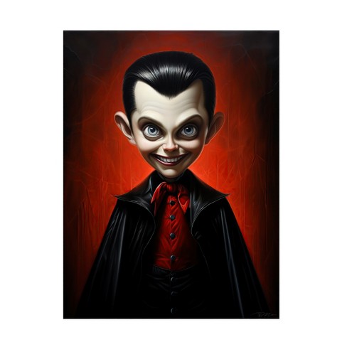 Trademark Fine Art - Momart Vampire Boy Canvas Art - image 1 of 4