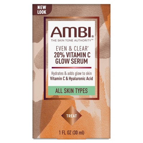 AMBI Even & Clear 20% Vitamin C Infused Face Glow Serum - 1 fl oz - image 1 of 4