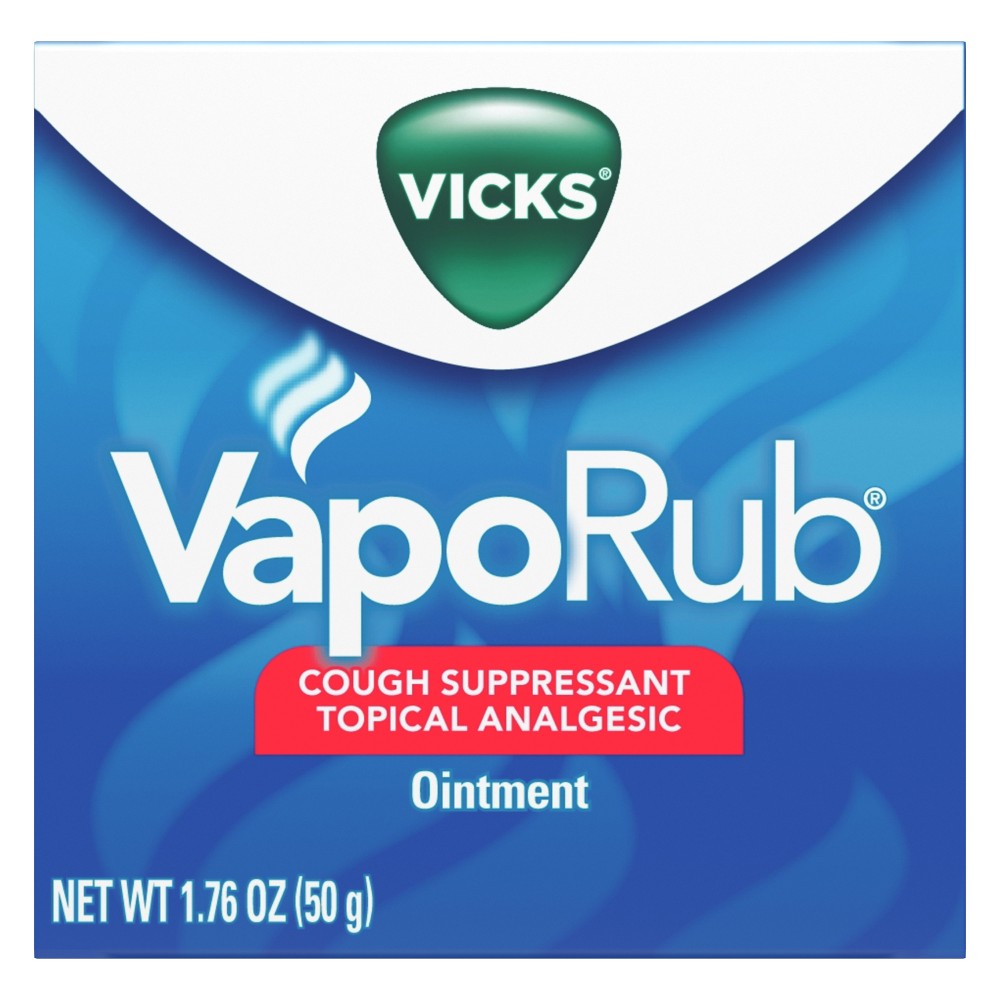 UPC 323900003613 product image for Vicks VapoRub Cough Suppressant Topical Chest Rub & Analgesic Ointment - 1.76oz | upcitemdb.com