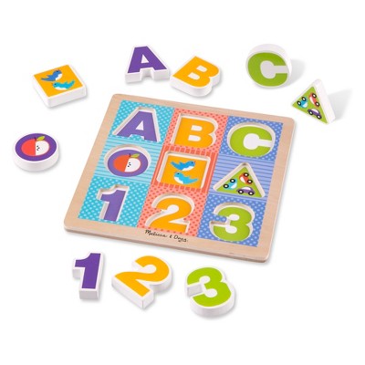 melissa and doug abc and 123 puzzle