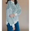 Women's Talia Textured Crewneck Sweater - In February - 2 of 2