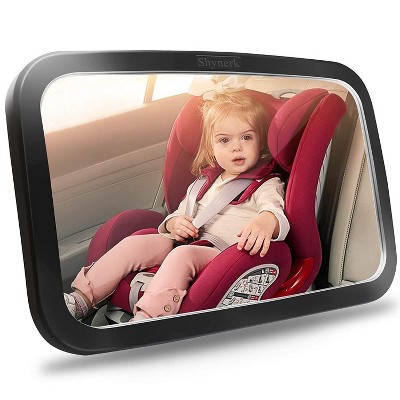 Itopfox Baby Car Mirror for Rear Facing Infant, Safety Car Seat Mirror with Wide Crystal Clear View, Shatterproof, 360° Rotation, Crash Tested