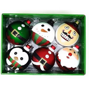 CG Hunter Holiday 6-Piece Shatter Resistant 4" Ornaments - 1 of 3