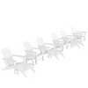 WestinTrends Dylan HDPE Outdoor Patio Adirondack Chair (12-Piece Set) - 3 of 4