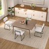 Aheaplus Dining Chairs Set of 2/4/6/8, Tufted Velvet Upholstered Metal Side Chair - 2 of 4