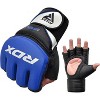 RDX Sports F12 MMA Grappling Gloves Premium Quality Gloves for Professional and Amateur MMA Fighters, Training, Sparring, Heavy Bag Work - Blue - S - 2 of 3