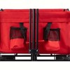 Monoprice Heavy Duty All Terrain Collapsible Outdoor Wagon, Red - Durable, 600D Oxford, Mildew and UV Resistant - Pure Outdoor Collection - 3 of 4