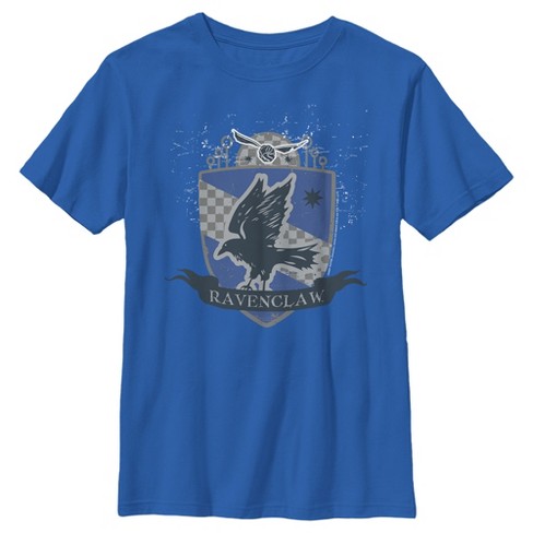 Boy's Harry Potter Ravenclaw House Shield T-Shirt - Royal Blue - Large