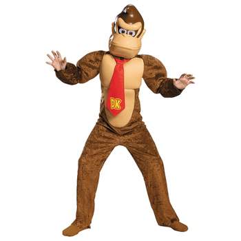 Boys' Donkey Kong Deluxe Costume - 7-8 - Brown