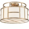 Crystorama Lighting Danielson 3 - Light Flush Mount in  Vibrant Gold - 4 of 4