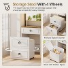 Vlsrka 3-in-1 Vanity Desk with LED Mirror and Hidden Storage Stool - 3 of 3