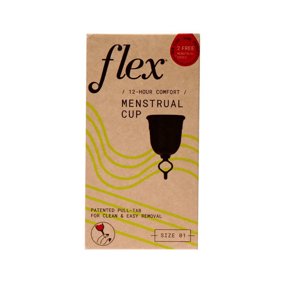 Photos - Menstrual Pads Flex Menstrual Cup with 2 Free Menstrual Discs – Size 1 Slim 