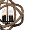 CWI Lighting Padma 4 Light Up Chandelier With Black Finish - 4 of 4