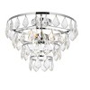 Elegant Lighting Ella 14 inch flush mount in chrome - 3 of 4