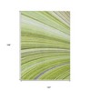 Artichoke Green And Olive Green Abstract Washable Indoor Outdoor Area Rug - 3 of 4
