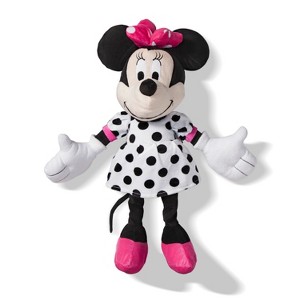 Mickey Mouse & Friends Minnie Mouse Pink & White Throw Pillow, White Pink