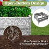 Raised Garden Bed Plant Holder Kit - Adjustable Galvanized Iron Planter Box for Growing Flowers, Vegetables, Fruits, and Herbs by Nature Spring - 2 of 4