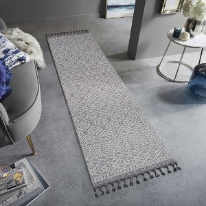 Kumasinova Trendy Geometric Indoor / Outdoor Area Rug, Stain-Resistant Area Rug for Living Room, Non-Shedding Door Mat, Kid & Pet-Friendly - 1 of 4