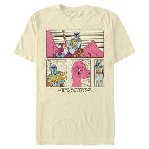 Men's Star Wars Mythosaur Comic Panel T-Shirt - 1 of 4