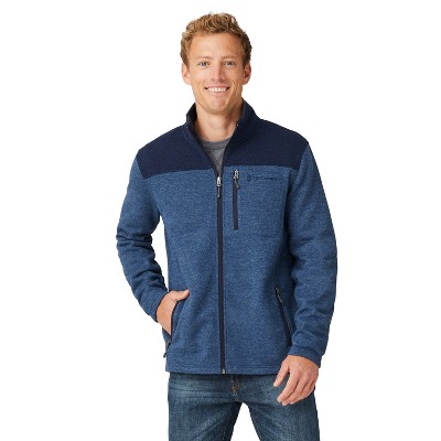 Free Country Men's Frore Ii Sweater Fleece Jacket Cool Blue Xl : Target