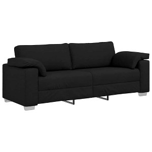 vidaXL Sofa with Cushion Dark gray 219 x 77 x 82 cm fabric - 1 of 4