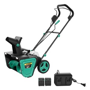COZONY 20" Snow Blower, 25FT Throw Distance for Driveway & Sidewalk Snow Removal - 1 of 4