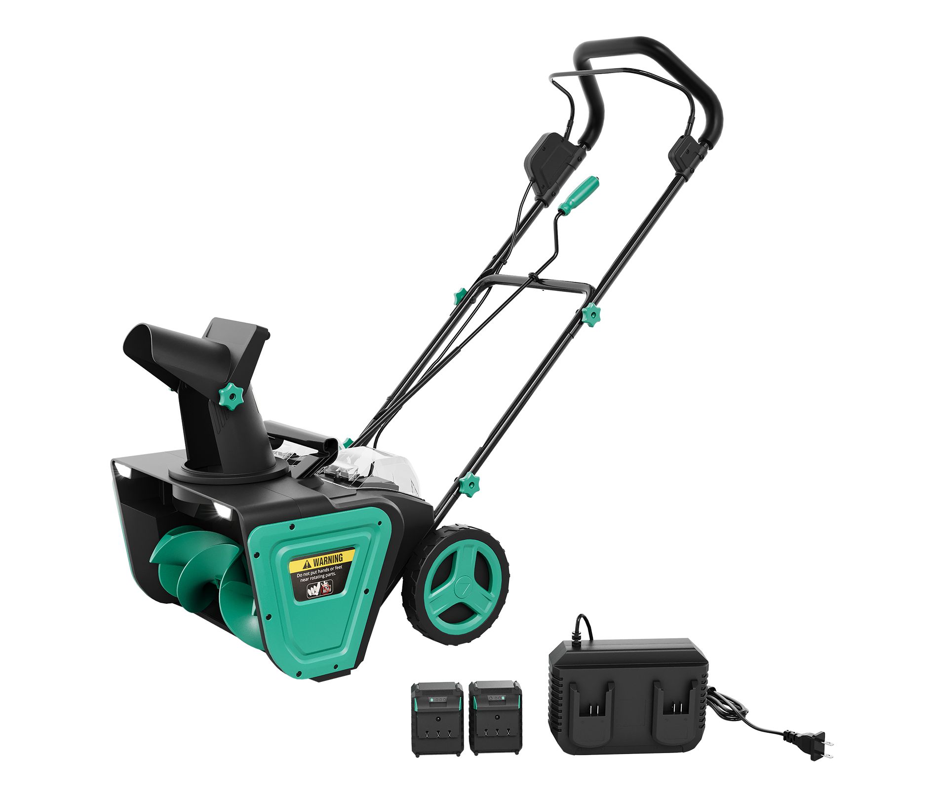 COZONY 20" Snow Blower, 25FT Throw Distance for Driveway & Sidewalk Snow Removal