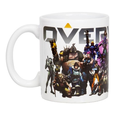 Surreal Entertainment Overwatch Mug | Overwatch Characters and Logo Mug | Collector’s Edition