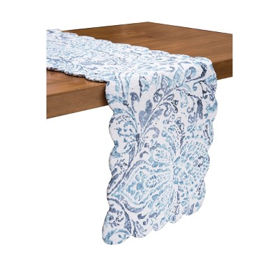 damask table runner