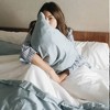 600 Thread Count Heavenly Duvet Cover - Eucalypso - 4 of 4