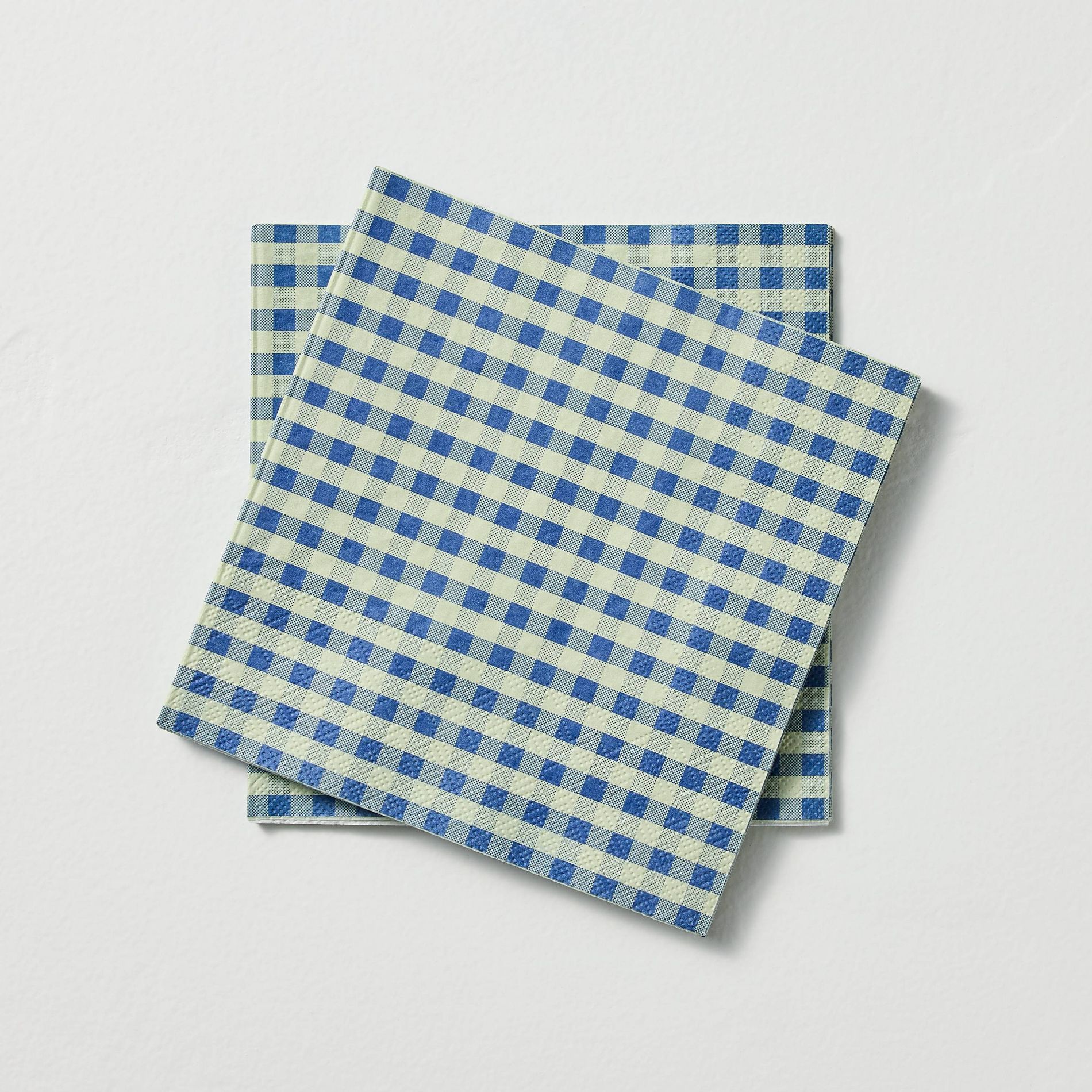 20pk Disposable Paper Napkins Gingham - Hearth & Hand™ with Magnolia