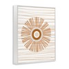 Stupell Industries Earthy Circular Abstract Sun Pattern Wavy Stripes Framed Giclee Art, White, 24" x 30" - 2 of 4