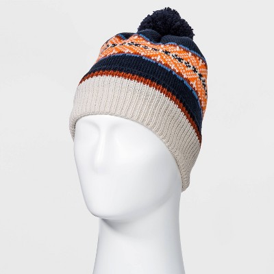 Men's Fleece Lined Beanie - Goodfellow & Co™ Navy