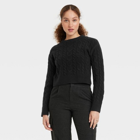 Crew neck outlet sweaters womens target