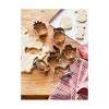 tag Very Merry Christmas Cookie Cutter Set of 6 Multicolor Stainless Steel Baking Accessories Hand Wash Only - 2 of 3