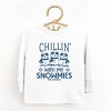 SmileyWorld Chillin' With My Snowmies - Youth Long Sleeve Graphic T-Shirt and Toddler Long Sleeve Graphic Tee - 2 of 3