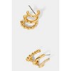 ROSALIA ILLUSION C HOOP EARRINGS - 3 of 4