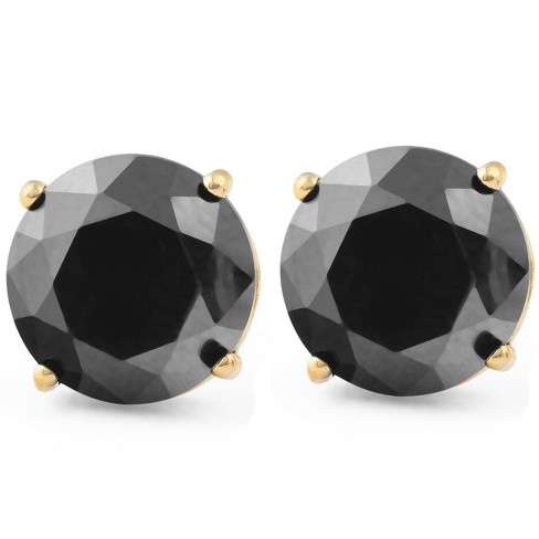 Polar Fire 9ct Gold Diamond Stud Earrings - 17pts per pair - D5543