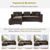 YOOCOZZ  93.7" L-Shaped Sectional Sofa with Wooden Storage Compartment - 2 of 4