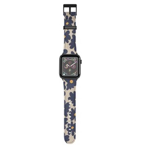 Miho mini floral garden 38mm/40mm Black Apple Watch Band - Society6 - 1 of 3