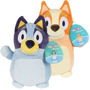 Squishmallows 10" Bluey HugMees 2pk Plush - Bluey & Bingo- Officially Licensed 2025 Jazwares Dog Stuffed Animals-Great Gift for Kids and Fans! - 1 of 4