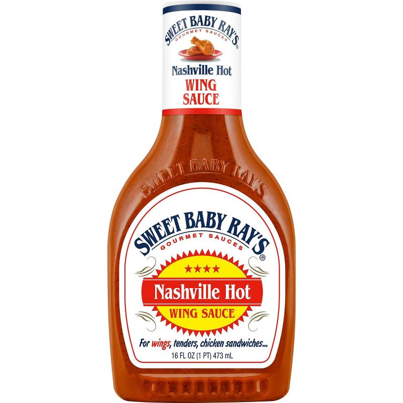 Sweet Baby Ray&#39;s Nashville Hot Wing Sauce - 16oz, 1 of 6