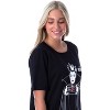 Disney Princess Women's Villains Evil Queen Nightgown Sleep Shirt Black - 3 of 4