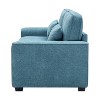 GDFStudio Hazel Modern Cozy Upholstered Loveseat with Toss Pillows - 4 of 4