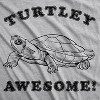 Mens Turtley Awesome T Shirt Funny Turtle Tee Cool Vintage Top - Crazy Dog Men's T Shirt - 2 of 4