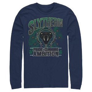 Mens Harry Potter Slytherin Pride and Ambition Long Sleeve Shirt - 1 of 4