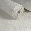 Swirl White Paintable Wallpaper - 3 of 4