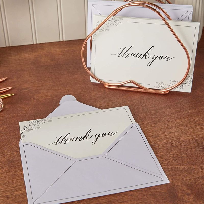 Pipilo Press 48-Pack Sympathy Thank You Cards with Envelopes and Stickers for Funerals (4 x 6 In), 2 of 9