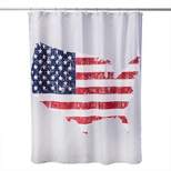 American Pride Fabric Shower Curtain - SKL Home